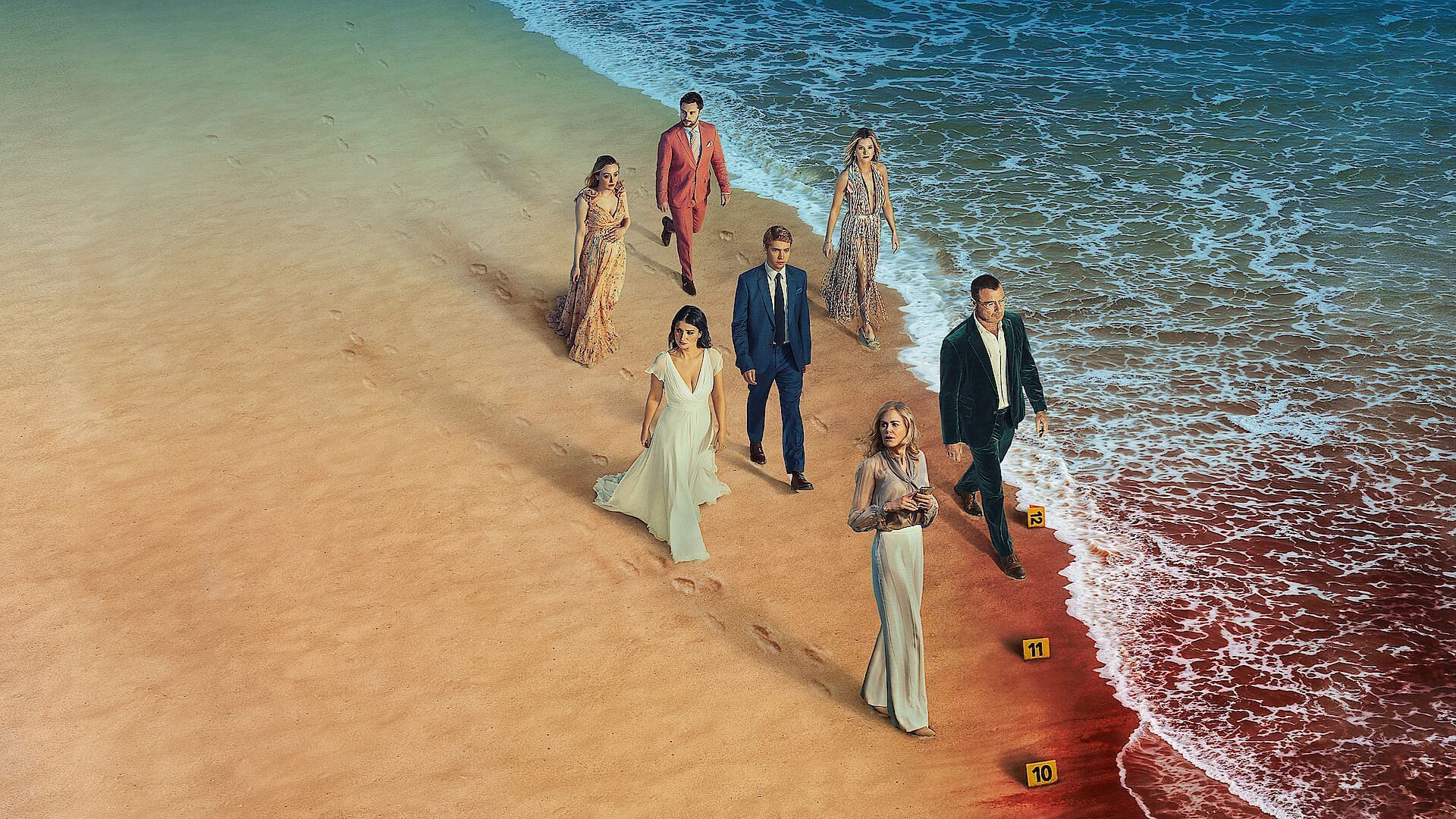 The cast of The Perfect Couple (Image via Netflix)